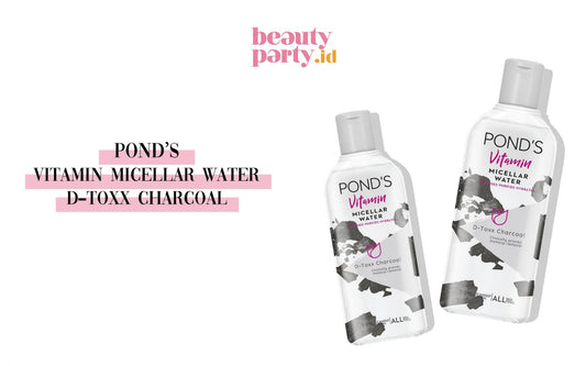 Pond’s Vitamin Micellar Water D-TOXX Charcoal