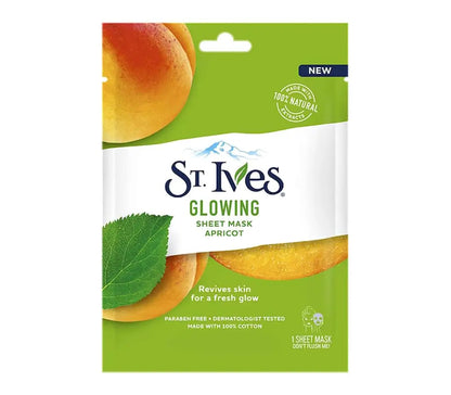 St. Ives Glowing Sheet Mask Apricot – 1 Sheet