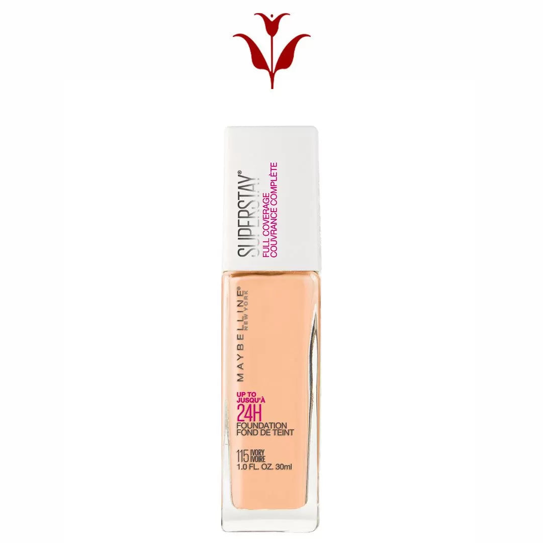 Maybelline 24H Superstay Foundation - 110/115/120 IVORY