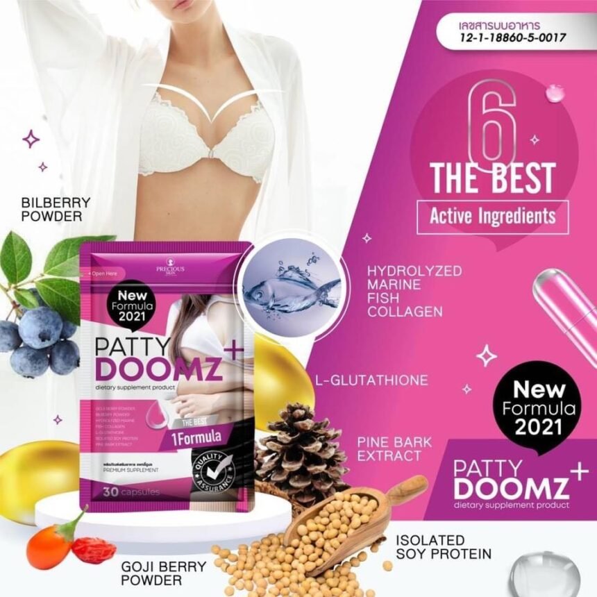 Patty Doomz+ 30 Capsules – Breast Enhancement Supplement