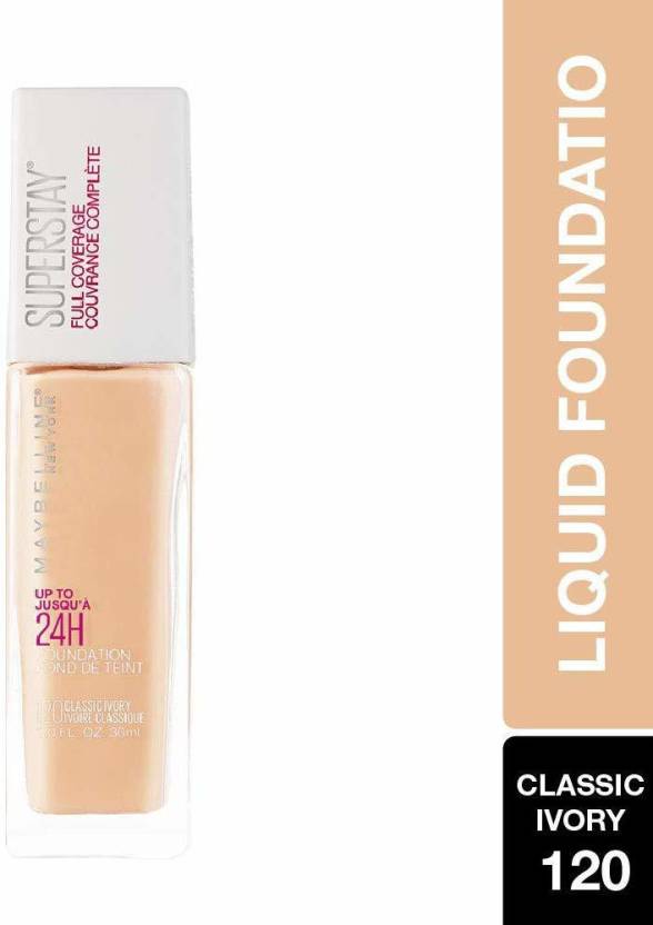 Maybelline 24H Superstay Foundation - 110/115/120 IVORY