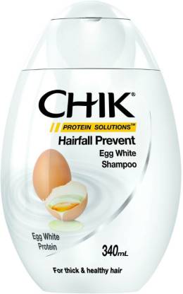 Chik Hairfall Prevent Egg White Shampoo (340 ml)