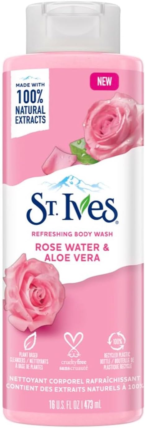 St. Ives Refreshing Rose Water & Aloe Vera Body Wash