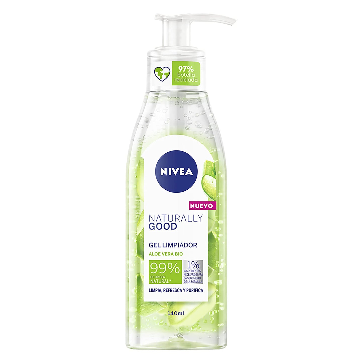 NIVEA Naturally Good Micellar Face Wash Gel (140ml)