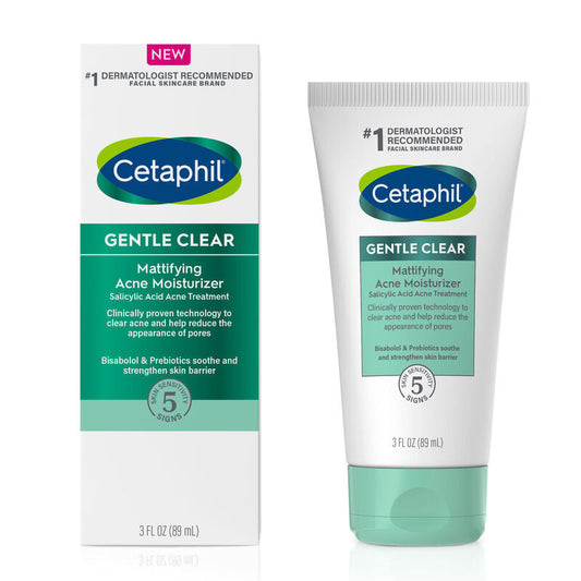 Cetaphil Gentle Clear Mattifying Acne Moisturizer (89ml)