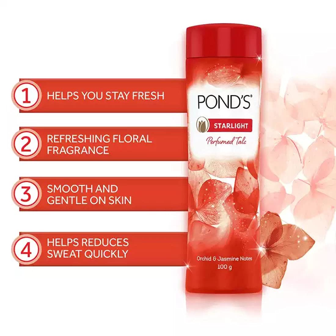 POND'S Starlight Talc 50g, Pack