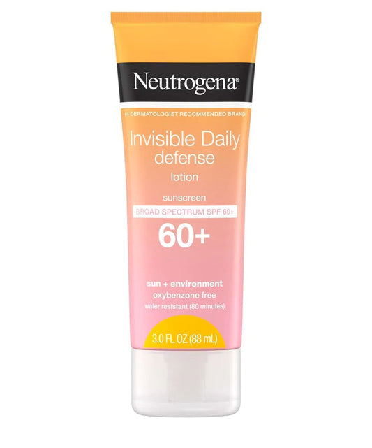 Neutrogena Invisible Daily Defense Sunscreen Lotion SPF 60