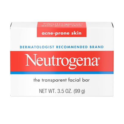 Neutrogena Transparent Facial Bar – Acne-Prone Skin Formula (100g)