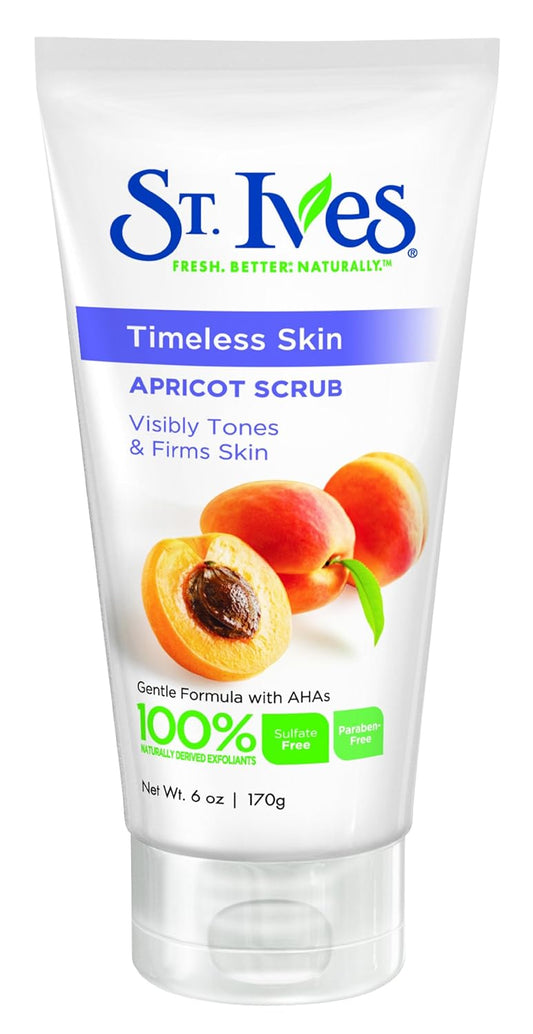 Timeless Skin Renew & Firm Apricot Scrub ST. Ives 6 oz Scrub For Unisex