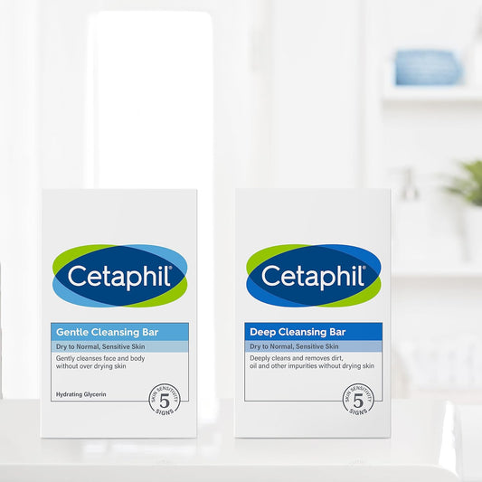 CETAPHIL Gentle Cleansing Bar, 4.5 oz Bar