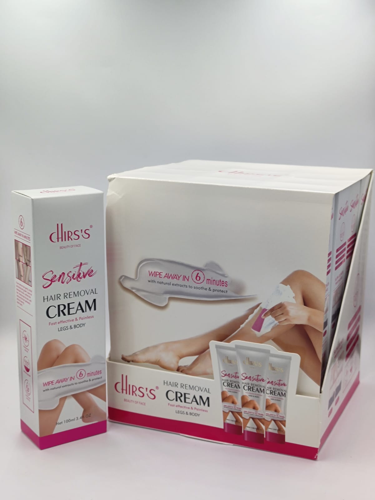 CHIRS'S Sensitive Hair Removal Cream For Legs & Body-100ml