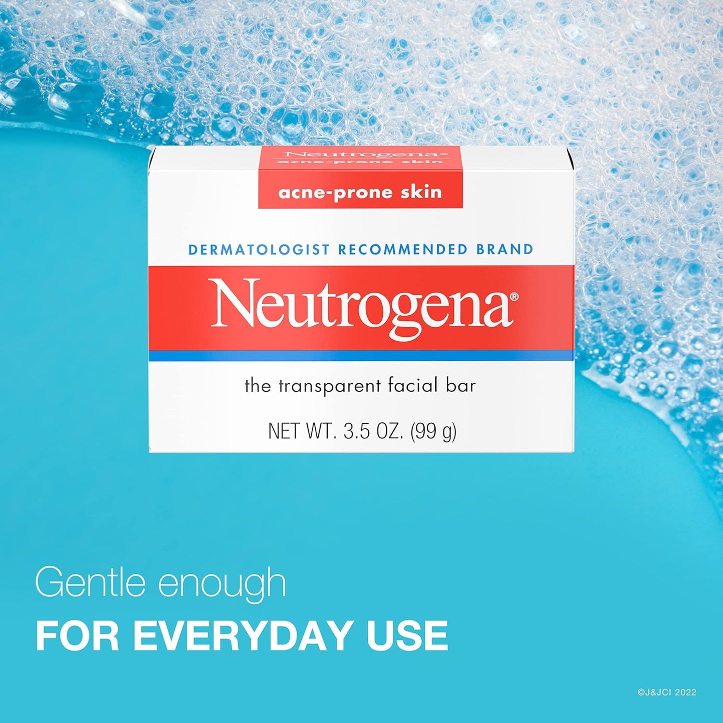 Neutrogena Transparent Facial Bar – Acne-Prone Skin Formula (100g)