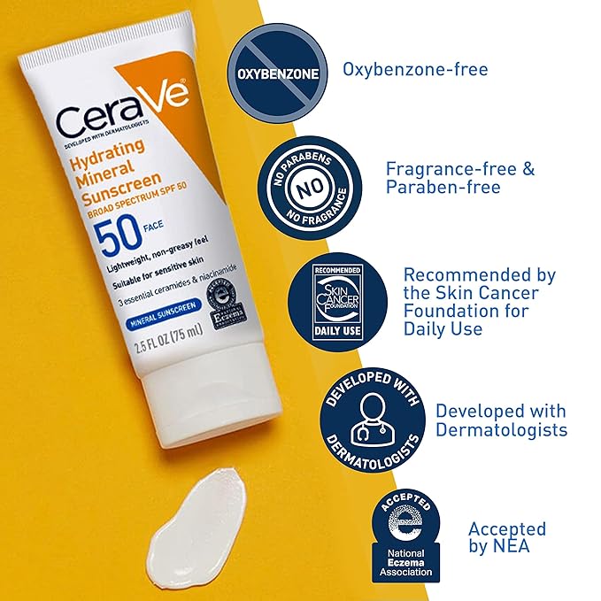 cerave hydrating mineral sunscreen