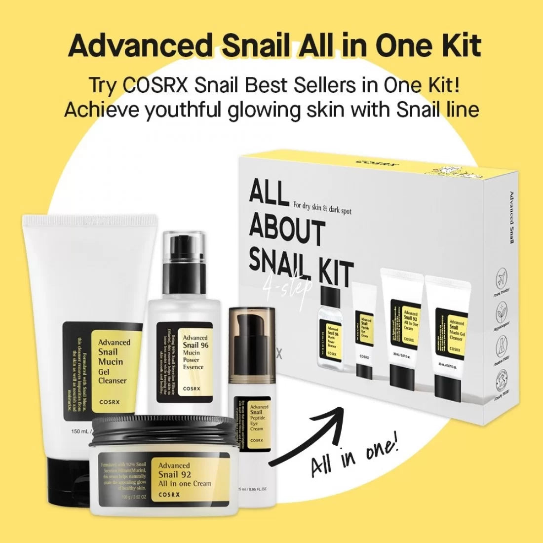 COSRX - All About Snail Trial Kit (4 pcs)