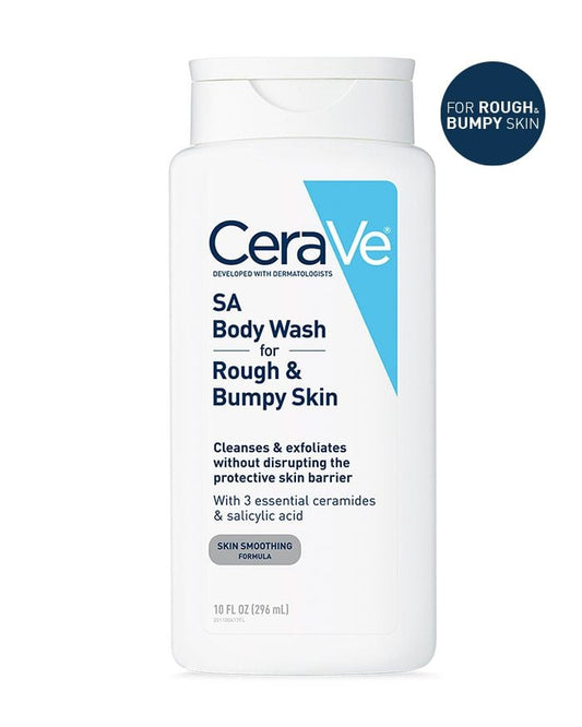 CeraVe SA Body Wash for Rough & Bumpy Skin - 296ml