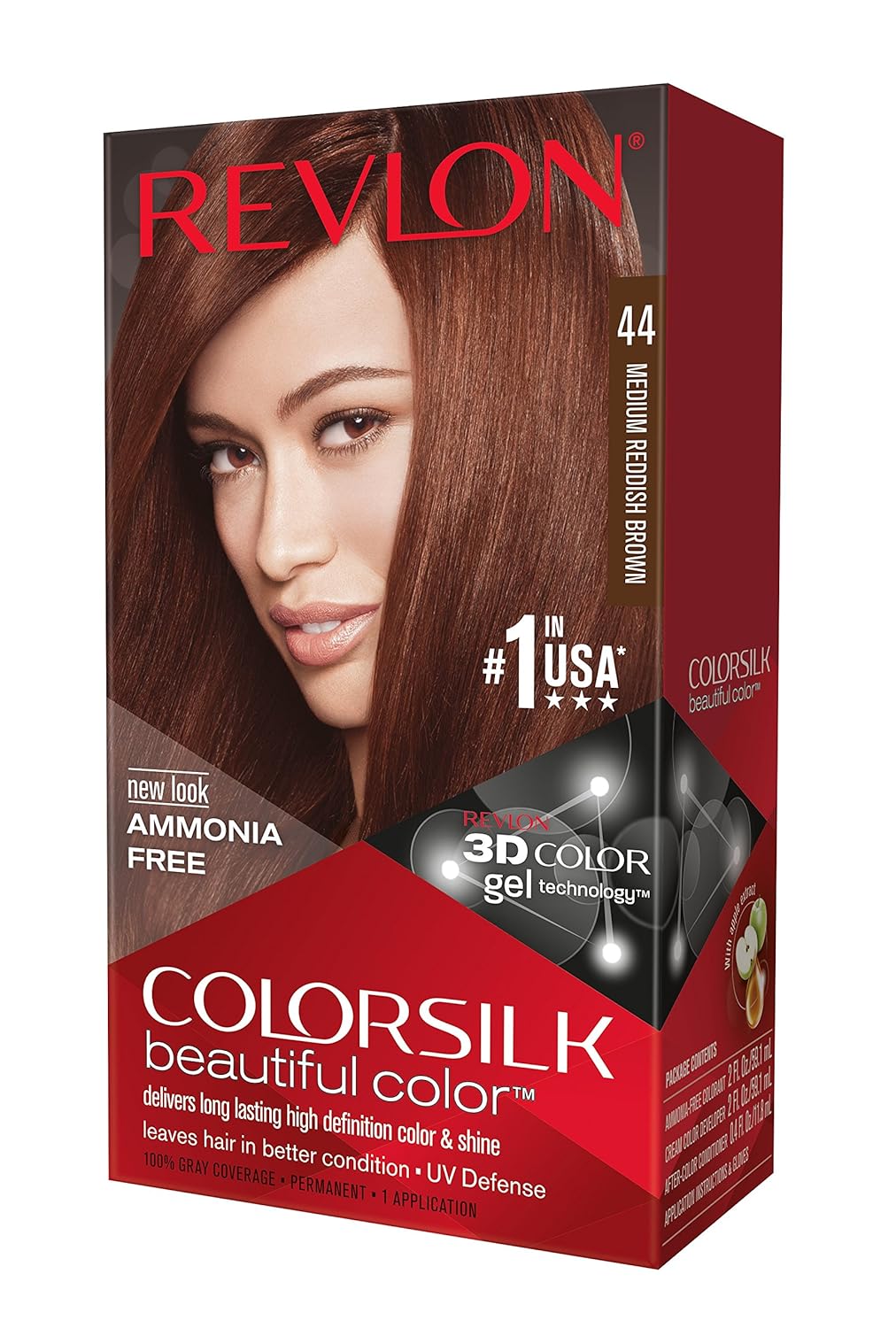 Revlon Colorsilk Haircolor ( 44 Medium Reddish Brown )