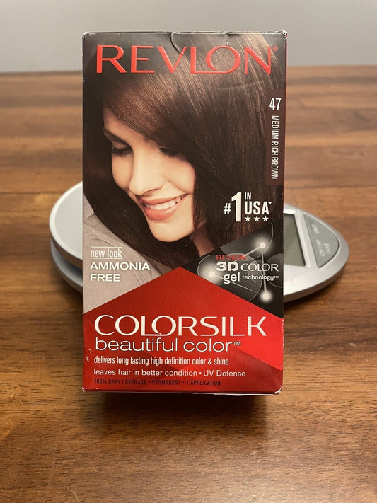 Revlon Colorsilk Beautiful Permanent Hair Color ( 47 Medium Rich Brown )