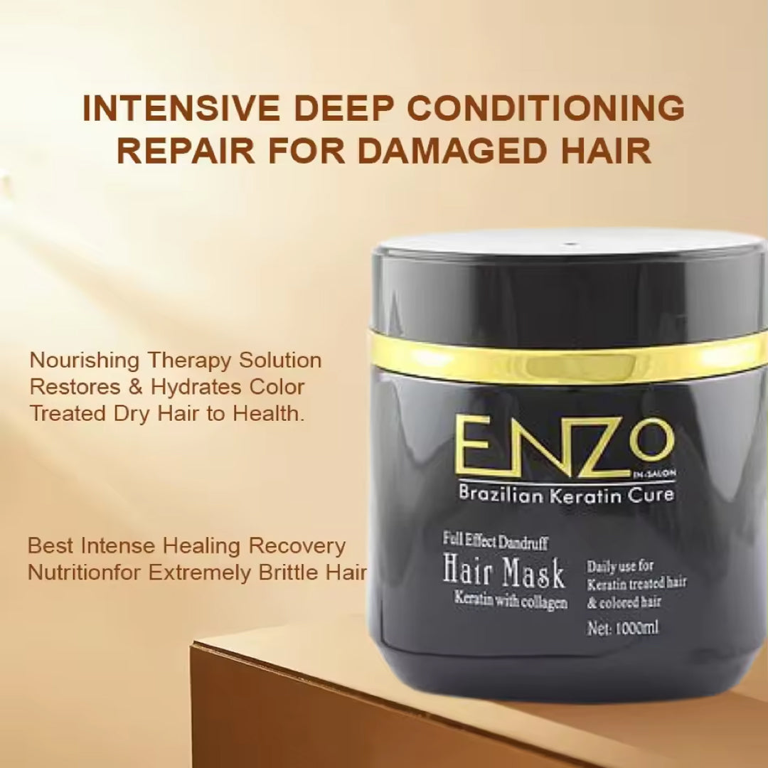 Enzo Hair Mask with Brazilian Keratin & Collagen 1000ml