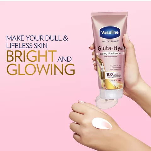 Vaseline Healthy Bright Gluta Hya Dewy Radiance Lotion 300 ml