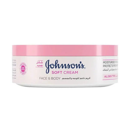 Johnson Soft Cream Face Body All Skin Types Cream 200ML