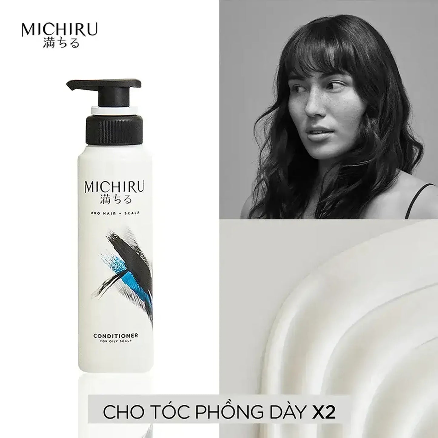 Michiru Conditioner for Normal to Dry Scalp – 180g