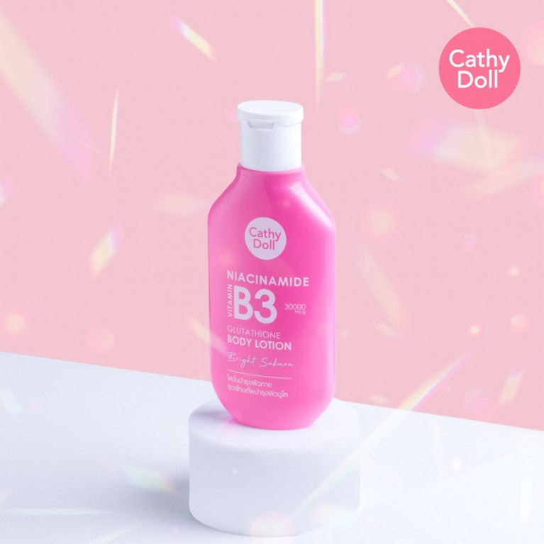 Cathy Doll Niacinamide Vitamin B3 Glutathione Body Lotion – Bright Sakura (150ml)