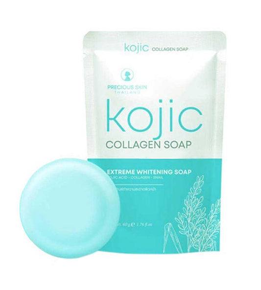 Kojic Collagen Soap – Skin Whitening & Anti-Aging Formula (60g)