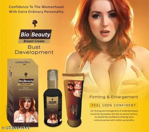 Bio Beauty Bust Development Cream 100% Natural Breast Cream with Almond and Olive Oil