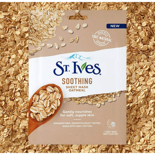 St. Ives Oatmeal Soothing Sheet Mask – 1 Sheet