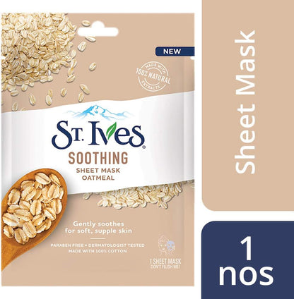 St. Ives Oatmeal Soothing Sheet Mask – 1 Sheet